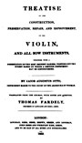 Jacob August Otto, translated with notes and additions by Thomas Fardely: Treatise on the construction, preservation, repair and improvement of the violin and all bow instruments. London 1833, p. 41-42