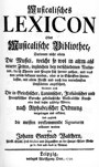 Johann Gottfried Walther: Musicalisches Lexicon oder Musicalische Bibliothec, Leipzig 1732, S. 159; Art. "Chitarra"
