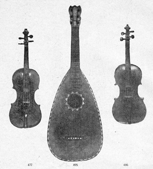 Gitarrenlaute, unsigniert, Dresden um 1830